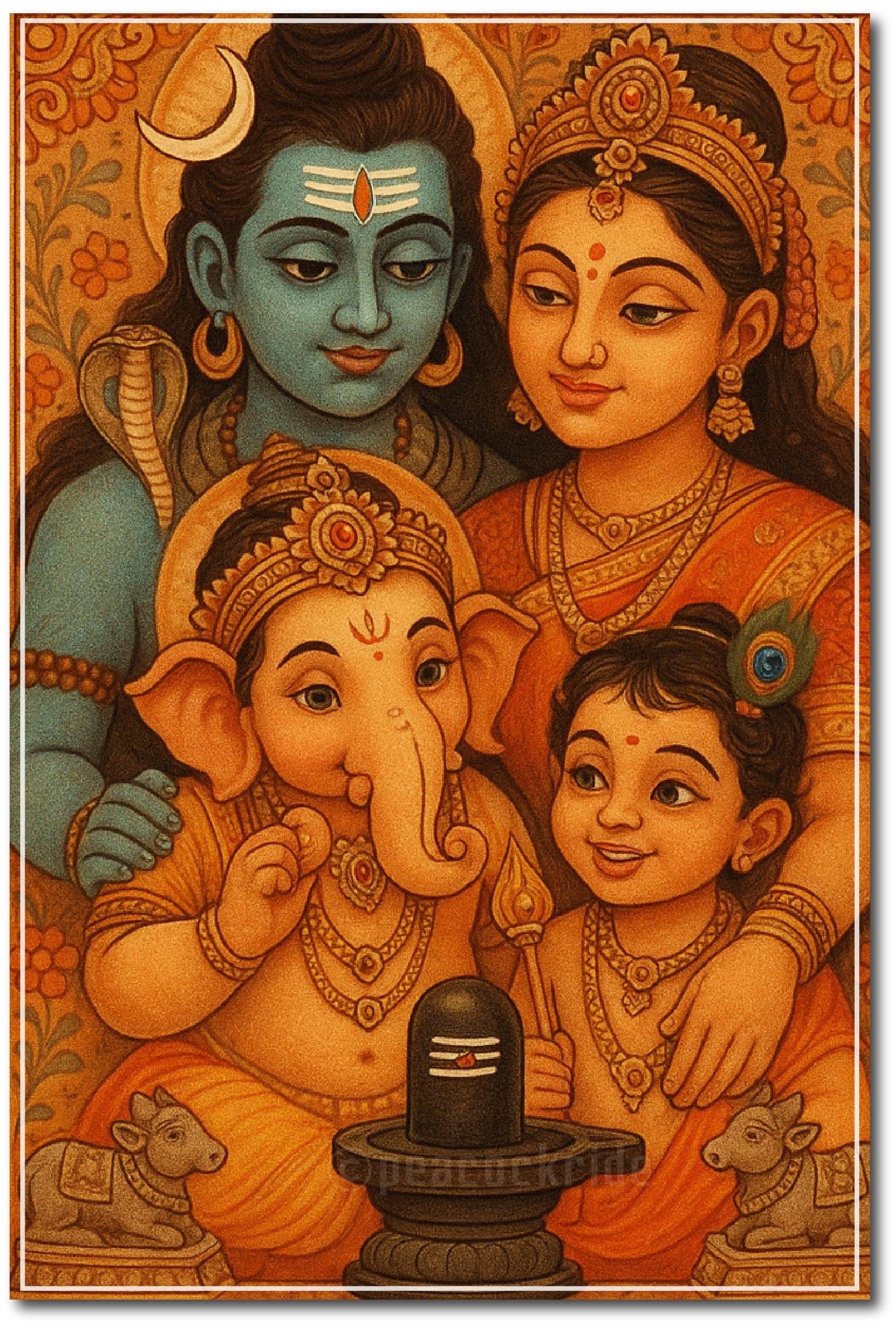     			Lord Shiva Family I Shiva Parivar I Shivan Parvathi I Ganesha I Murugan I Spiritual