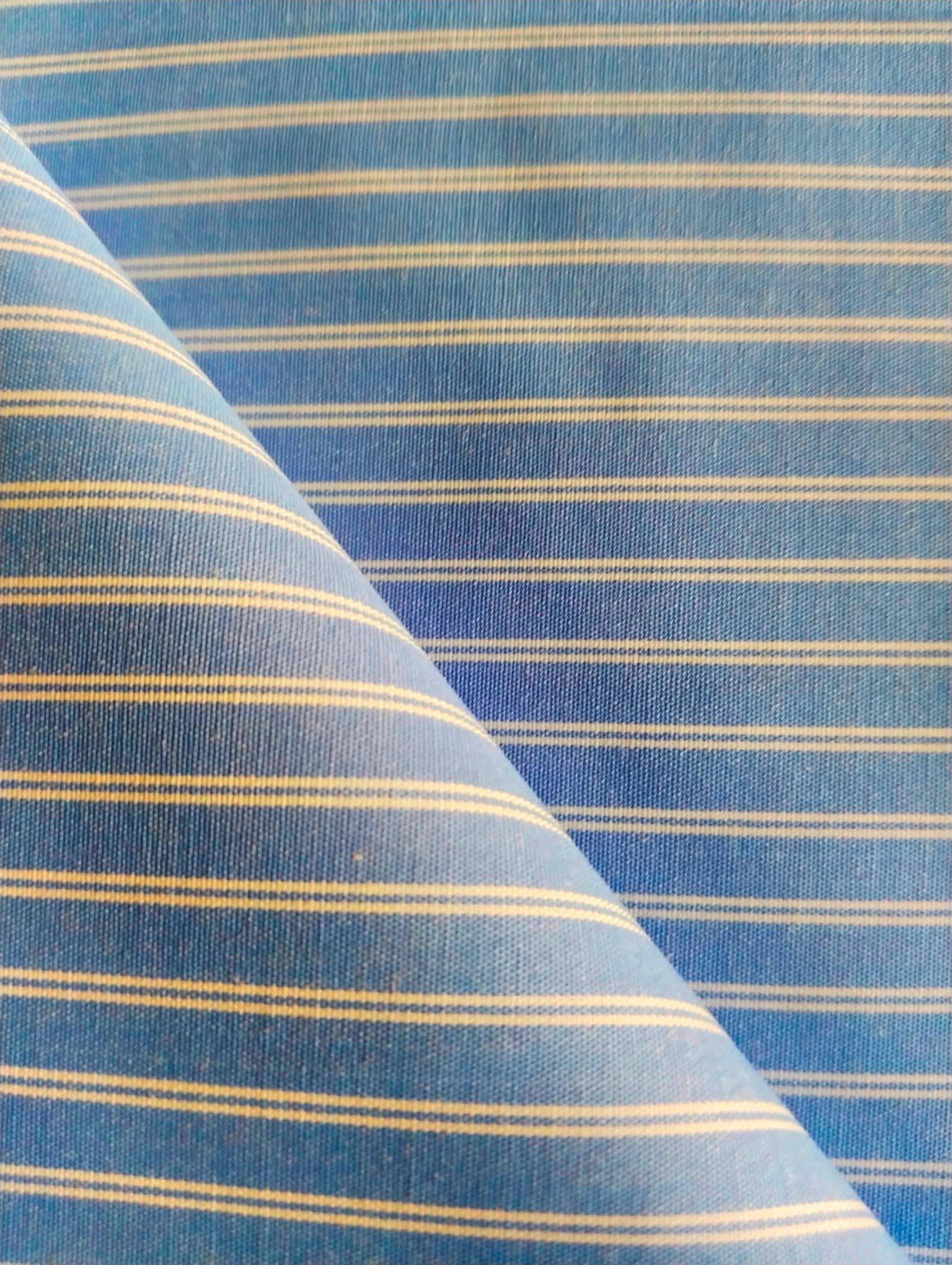 Makhanchor Blue Cotton Men's Unstitched Shirt Piece ( Pack of 1 ) - Unstitched Fabrics | Buy online on ZillyBuy