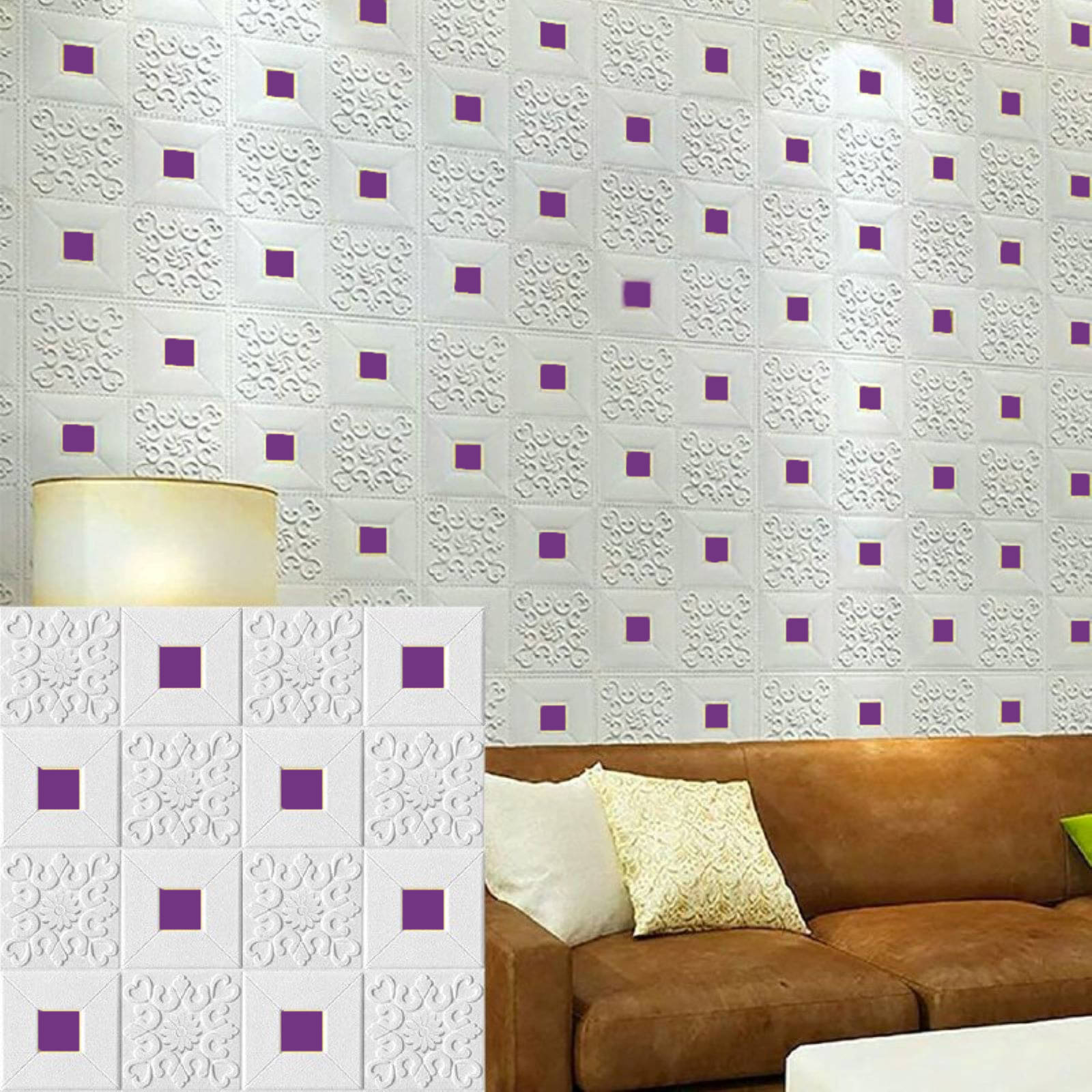 Smart Look 3D Brick Wallpaper -Self-Adhesive Waterproof PE Foam 3D Wall Panels Wallpaper Sticker | Stunning 3D Effect | Easy Installation & Removal |Easy Cleaning | 70 X 77 cm Smart Look 3D Brick Wallpaper -Self-Adhesive Waterproof PE Foam 3D Wall Panels Wallpaper Sticker | Stunning 3D Effect | Easy Installation & Removal |Easy Cleaning | 70 X 77 cm