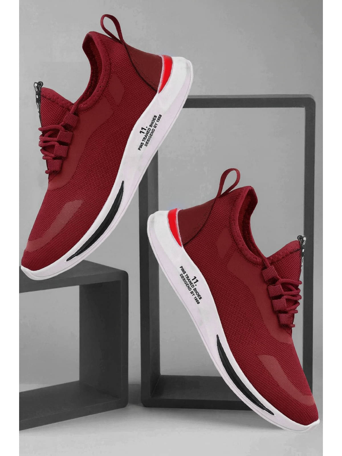     			hotstyle Maroon Men's Sports Running Shoes