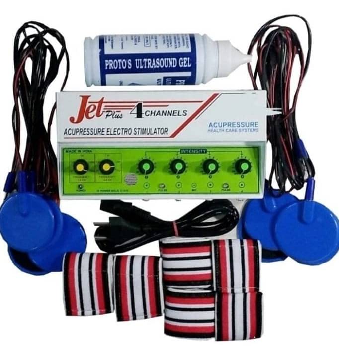 ALS ENTERPRISE Stimulator 4 Channel Jet Machine for Tens Therapy Physiotherapy Acupressure Stimulator ALS ENTERPRISE Stimulator 4 Channel Jet Machine for Tens Therapy Physiotherapy Acupressure Stimulator
