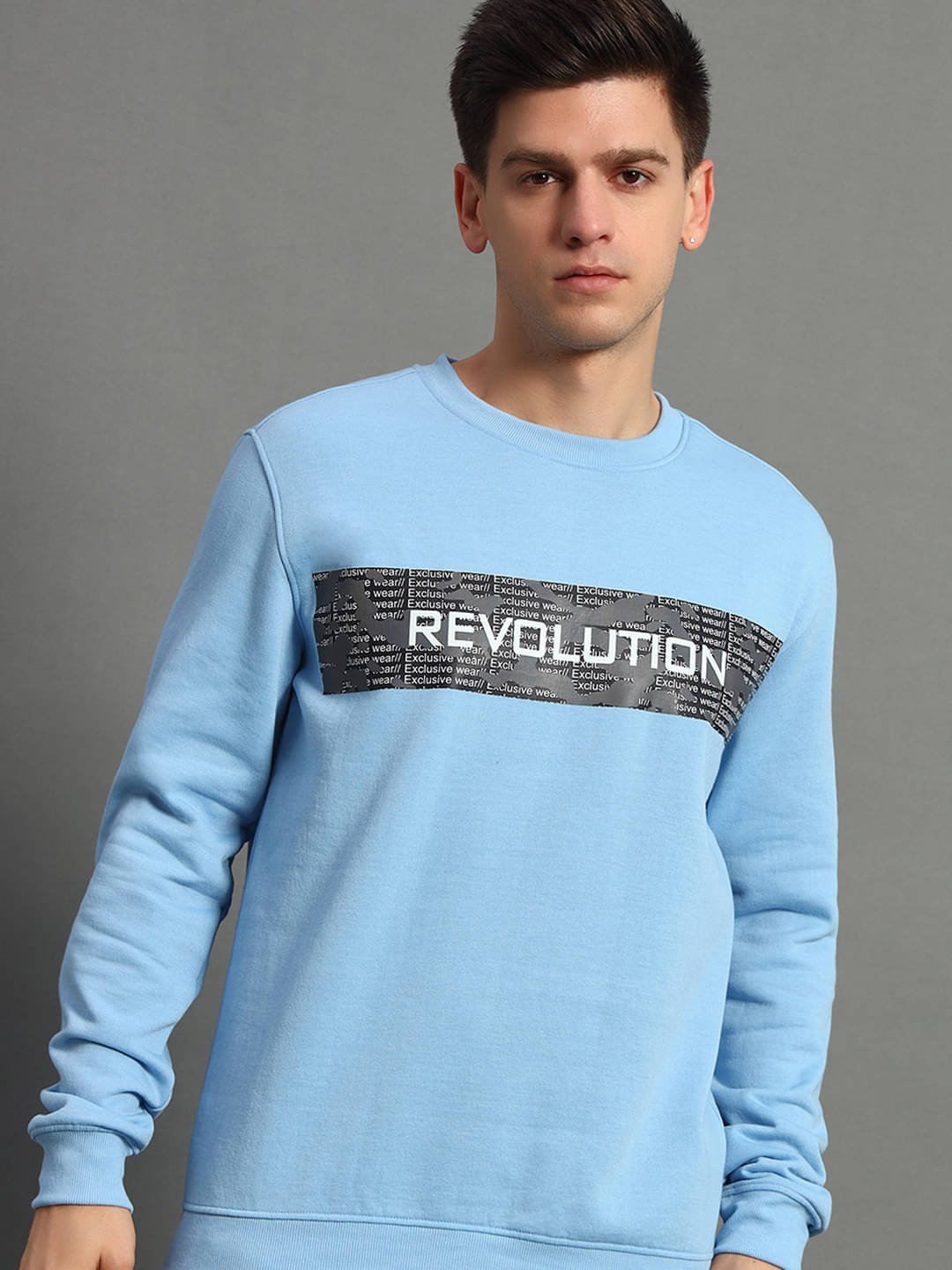 GET GOLF Fleece Round Neck Men's Sweatshirt - Light Blue ( Pack of 1 ) GET GOLF Fleece Round Neck Men's Sweatshirt - Light Blue ( Pack of 1 )
