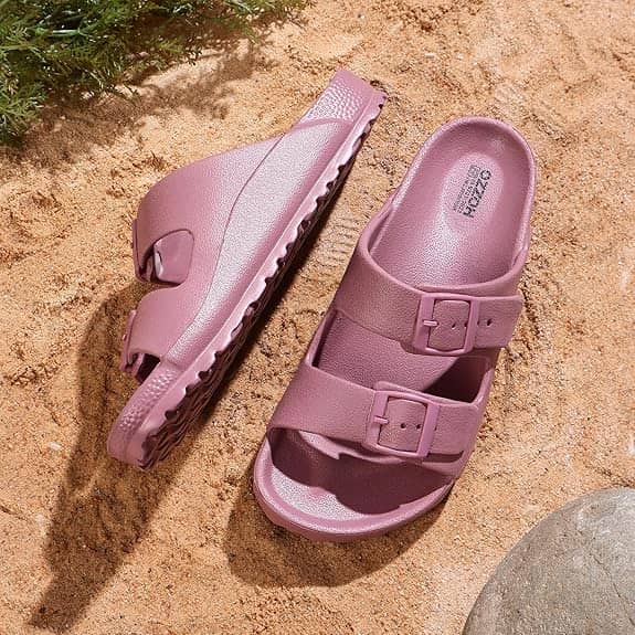 OZZOH Black Women's Slide Flip Flop