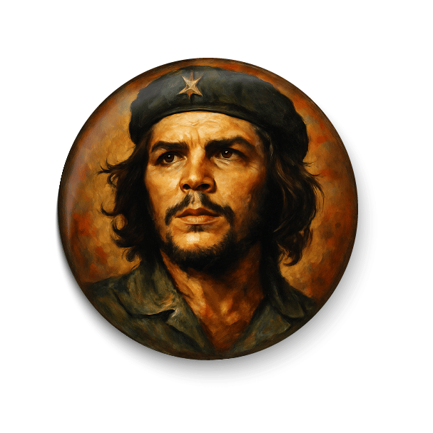 PEACOCKRIDE Che Guevara I Rebel Leader Plastic Round Fridge Magnets Fridge Magnet - Pack of 1 PEACOCKRIDE Che Guevara I Rebel Leader Plastic Round Fridge Magnets Fridge Magnet - Pack of 1