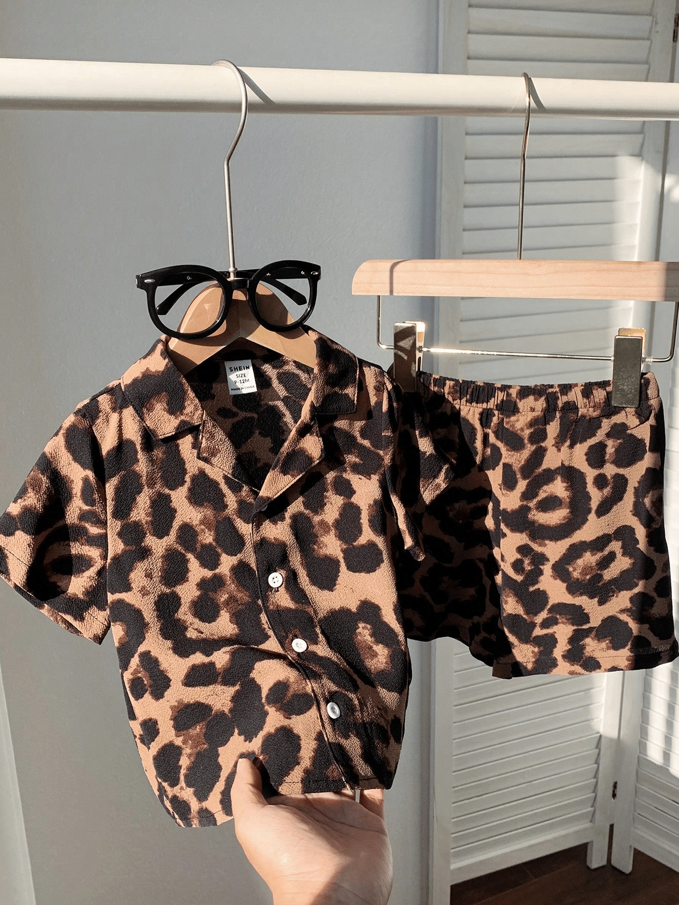     			PEELOO Pack of 1 Unisex Cotton Blend Shirt & Shorts Set ( Multicolor 11 )