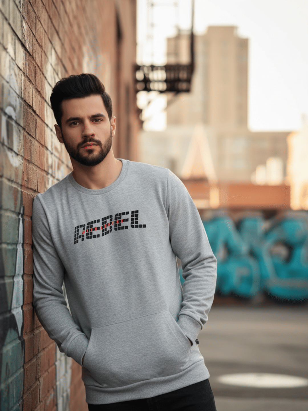 Rigo Fleece Round Neck Men's Sweatshirt - Grey ( Pack of 1 ) Rigo Fleece Round Neck Men's Sweatshirt - Grey ( Pack of 1 )