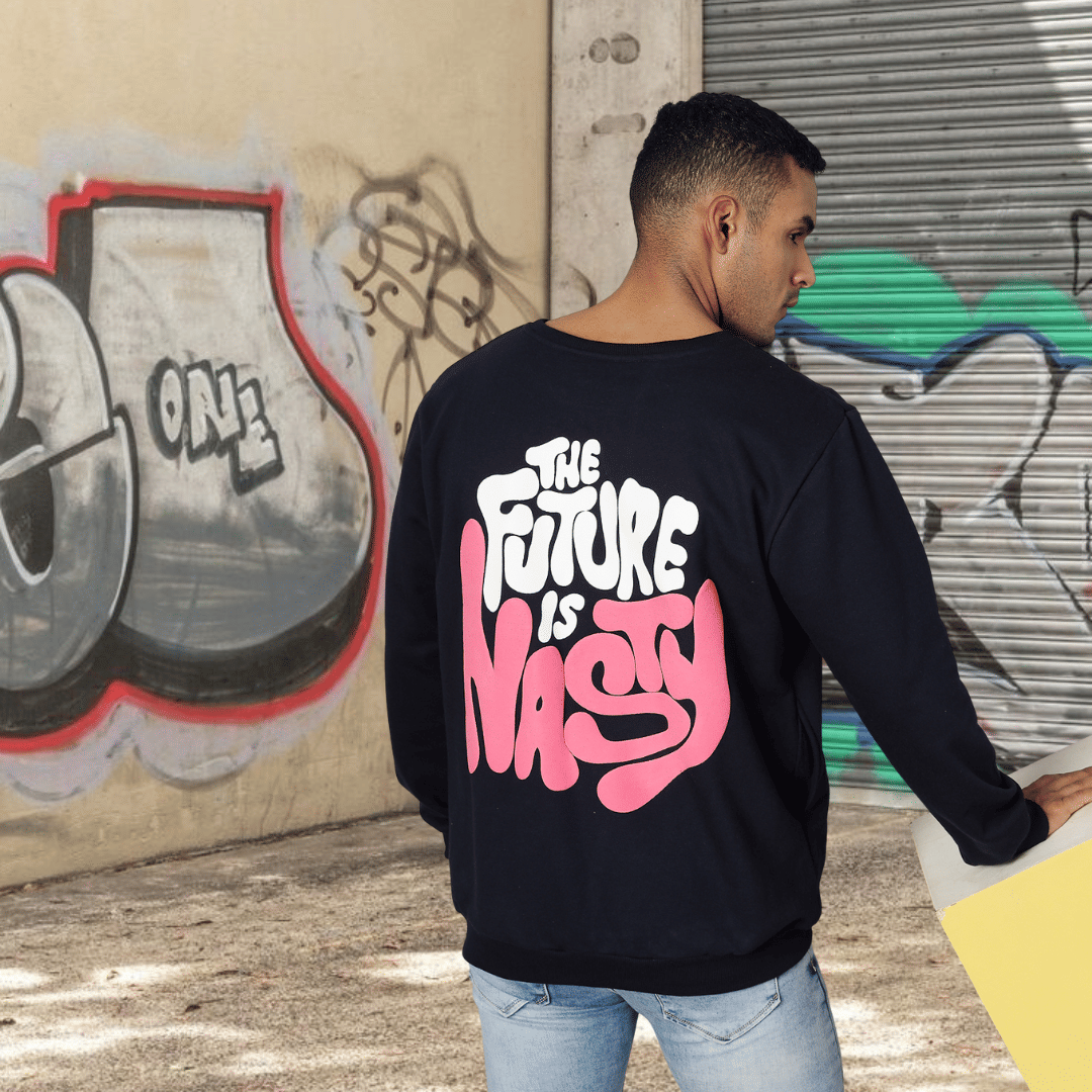 Rigo Fleece Round Neck Men's Sweatshirt - Blue ( Pack of 1 ) Rigo Fleece Round Neck Men's Sweatshirt - Blue ( Pack of 1 )