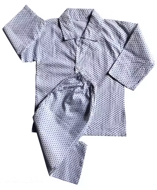     			Sahu trendz Pack of 1 Boys 100% Cotton Nightsuit Set ( Blue )