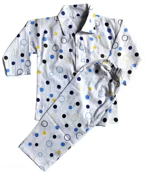     			Sahu trendz Pack of 1 Boys 100% Cotton Nightsuit Set ( Multicolor 1 )