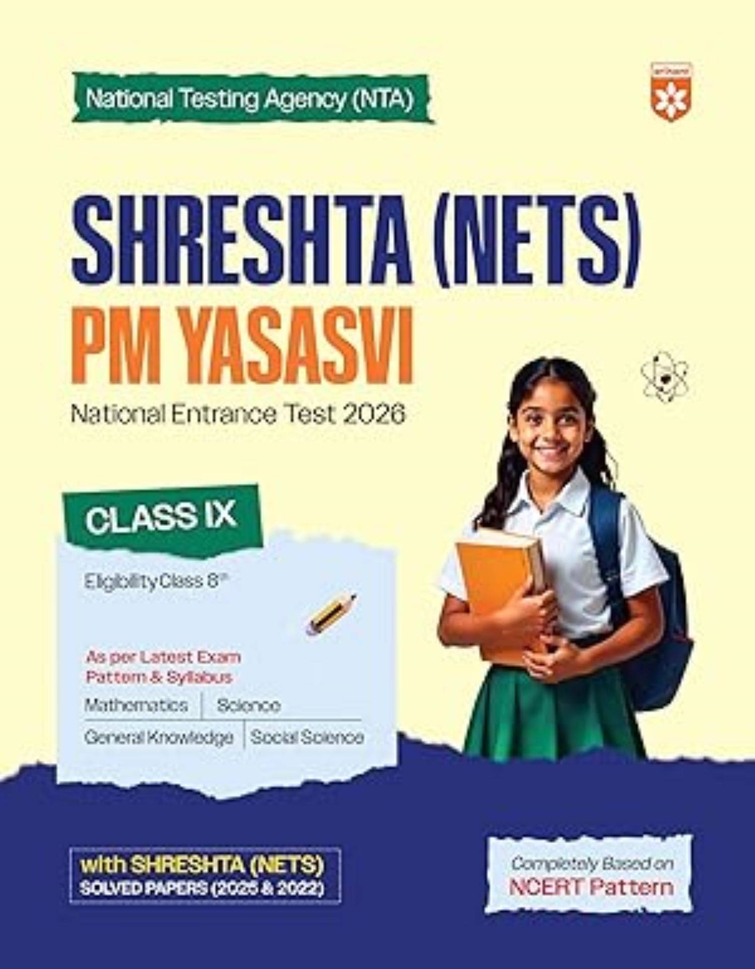 Shreshtha (NETS) PM Yasasvi National Entrance Test 2026 | Class IX Shreshtha (NETS) PM Yasasvi National Entrance Test 2026 | Class IX