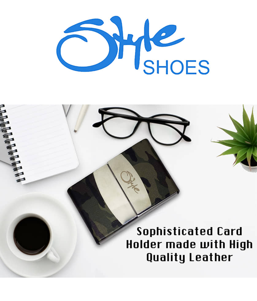 Style 98 Leather Army Silver Green Atm, Visiting , Credit Card Holder, Pan Card/ID Card Holder , Pocket wallet Genuine Accessory for Men and Women - Handbags | Buy online on ZillyBuy