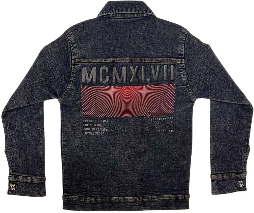 Cremlin Clothing Boys Denim Denim Jacket ( Black , Pack of 1 ) - Jackets & Coats | Buy online on ZillyBuy