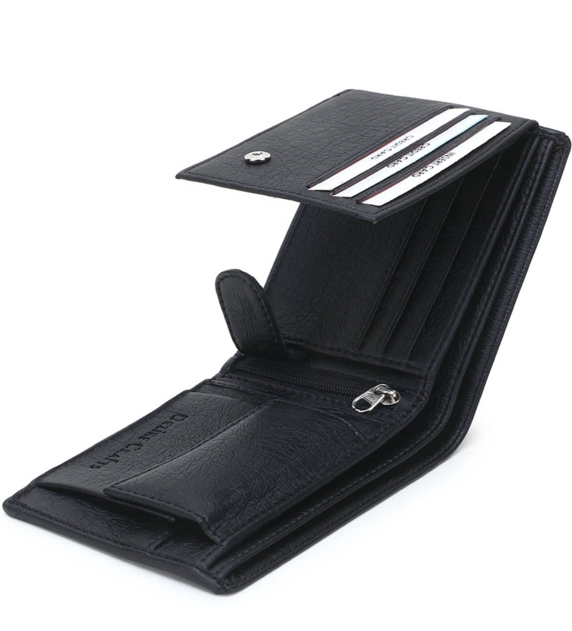 HABIBI Leather Colorblock Men's Two Fold Wallet With 8 Slots For Card ( Green , Pack of 1 ) - Handbags | Buy online on ZillyBuy
