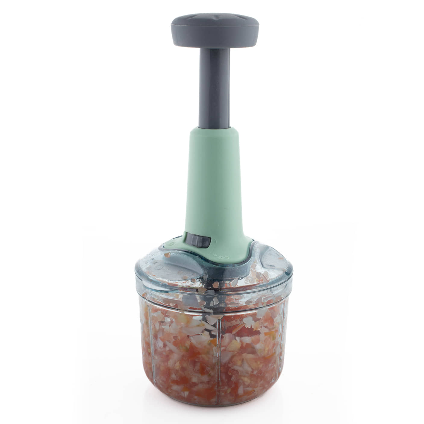 MAGICSPOON Hand Chopper Mannual Chopper Push Chopper Vegetable Chopper Onion Chopper Dry Fruit Chopper 1000 ml ( Pack of 1 )