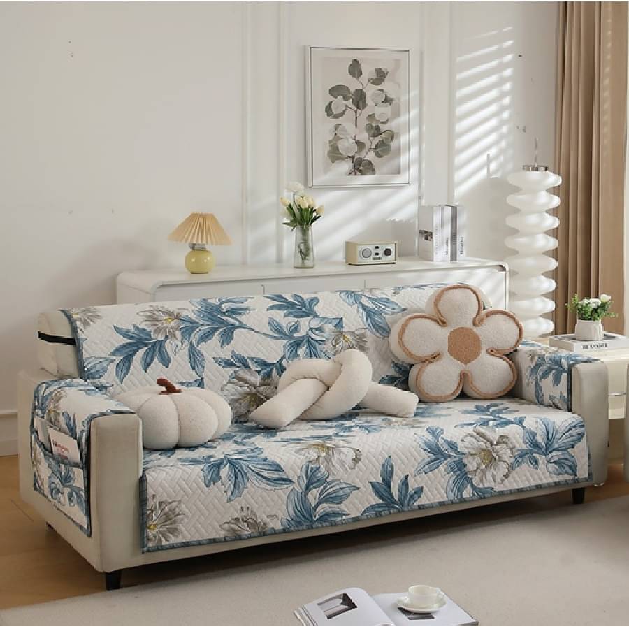     			Planet Home 3 Seater Polyester Sofa Cover ( Pack of 1 )