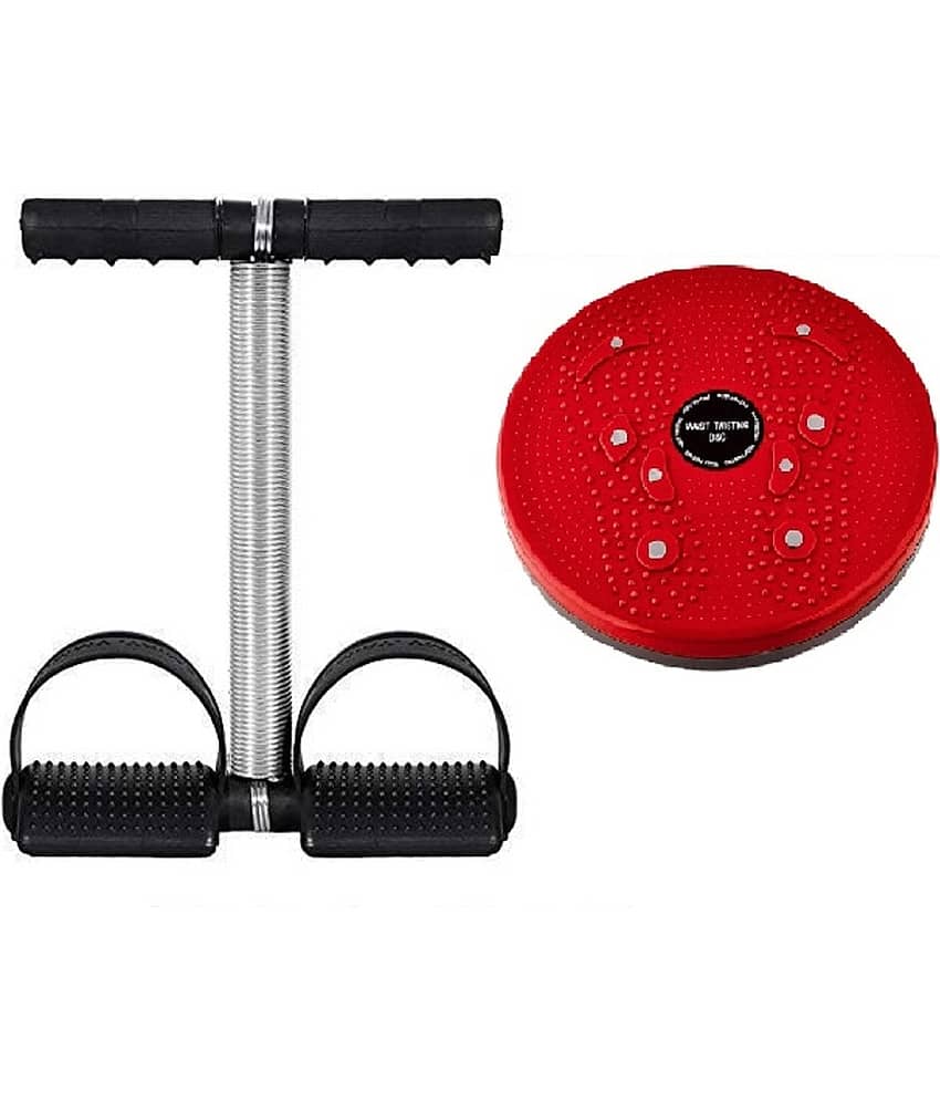 Shopeleven way to fitness Heavy Duty Large Single Spring Tummy Trimmer | Extra Long Dual Spring Ab Exerciser | Wide Foot Pedals & Strong Resistance | Full Body Home Gym Equipment for Men & Women | Weight Loss Tool Pack of 2 Tummy Trimmer With twister - Sports and Fitness Equipment | Buy online on ZillyBuy