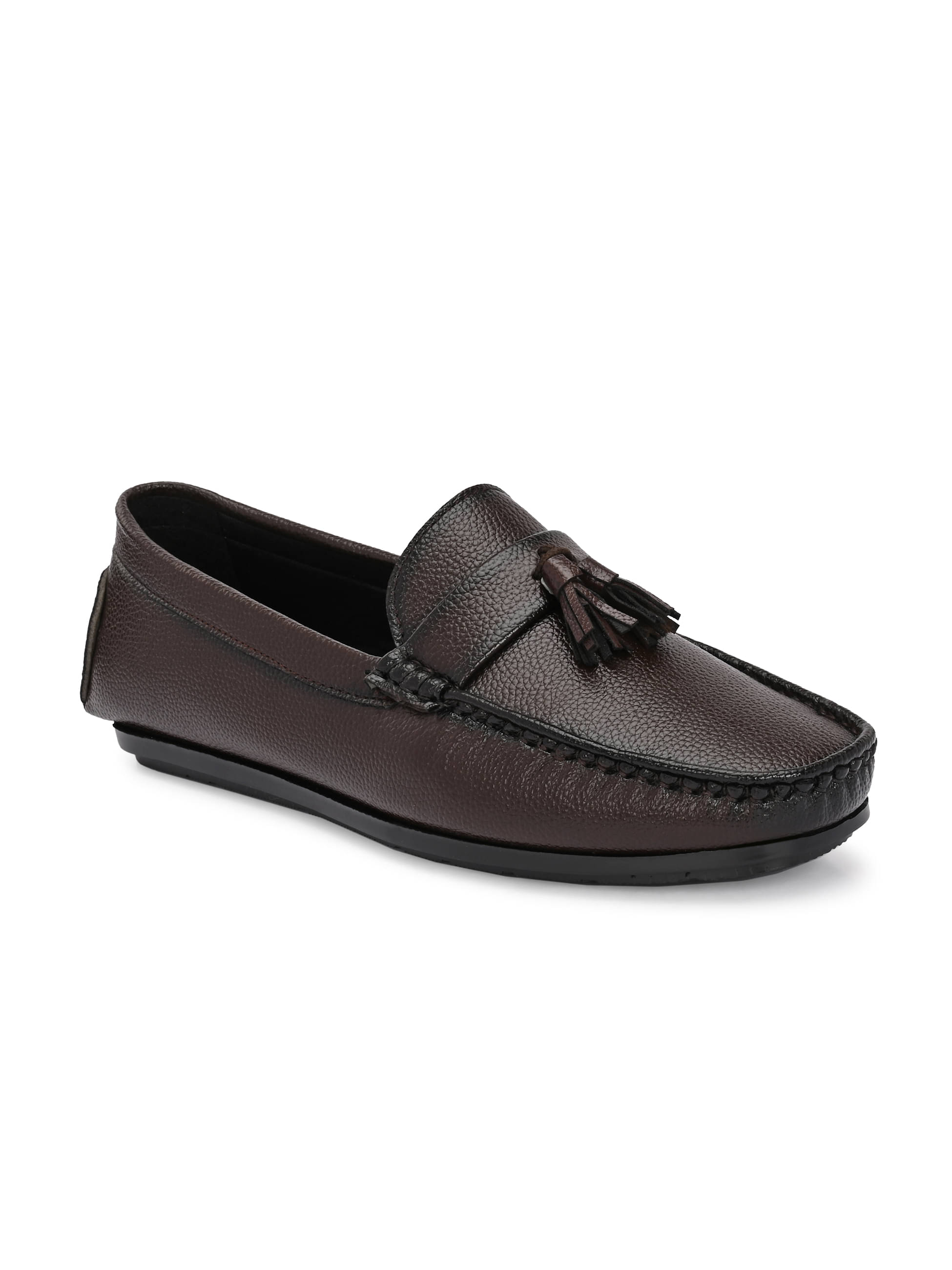     			VEESHOE Brown Men's Slip on Shoes
