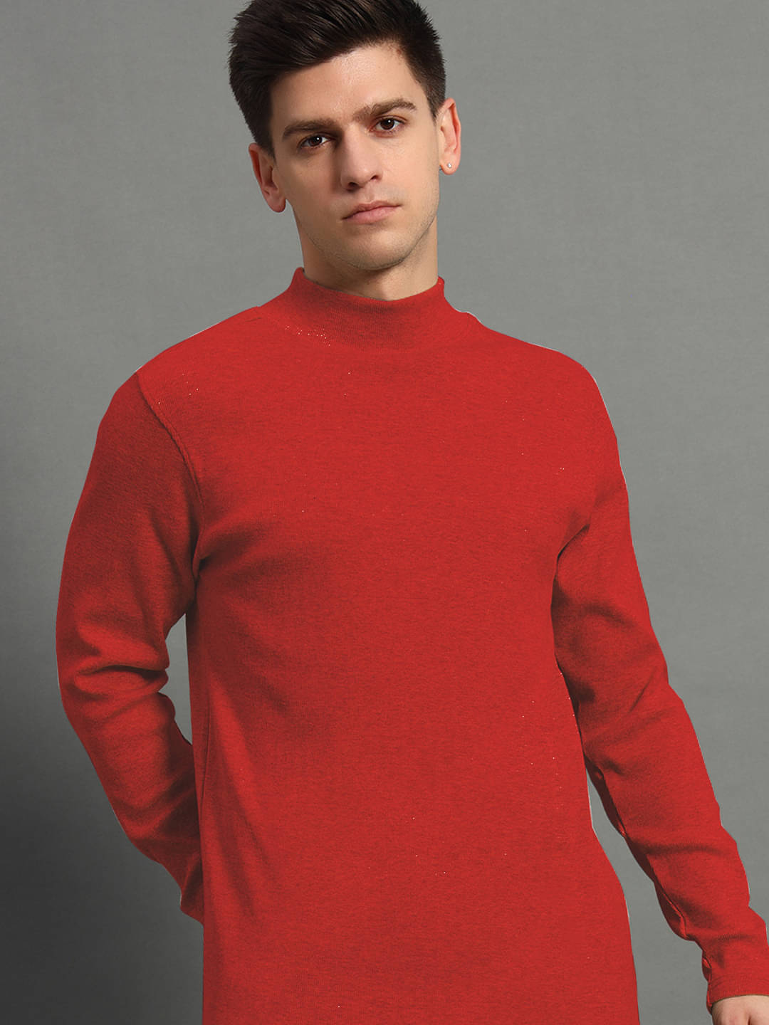     			GET GOLF Fleece Round Neck Men's Sweatshirt - Red ( Pack of 1 )