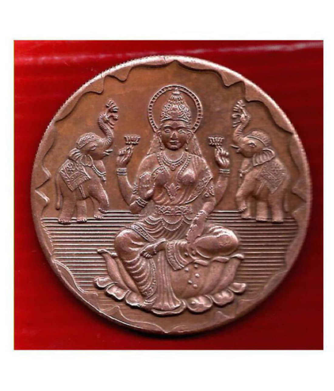 GODDESS LAXMI DEVI East I.Co. BIG SIZE WEIGHT 45GM COIN