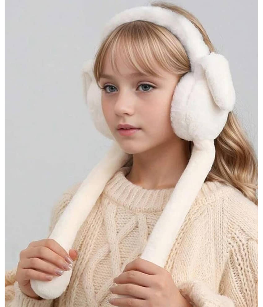 GMPEX Winter Ear Cap Premium Outdoor Wear Fur Earmuffs Pack of 1 Unisex for Baby Ear Muffs ( Multicolor )