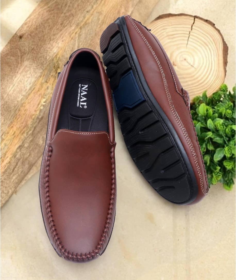 NAAL Brown Men's Driving Shoes - Formal Shoes | Buy online on ZillyBuy