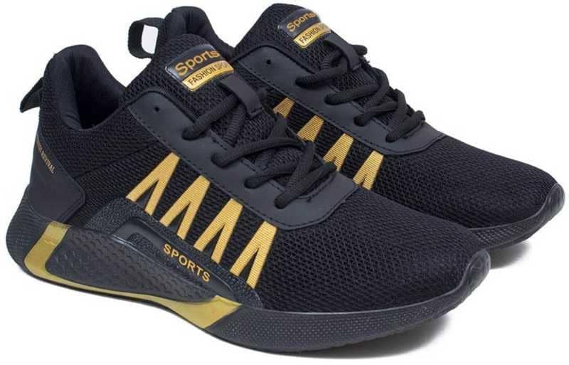 PENNEN Black Men's Sports Running Shoes - Sports Shoes | Buy online on ZillyBuy