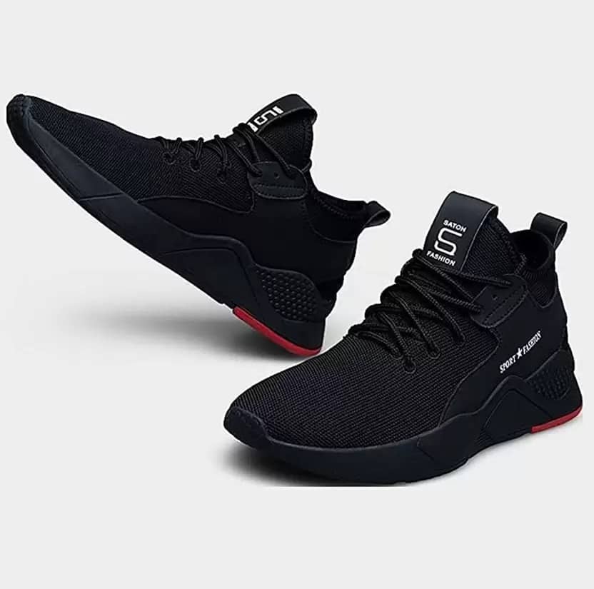 PENNEN Black Men's Sports Running Shoes - Sports Shoes | Buy online on ZillyBuy