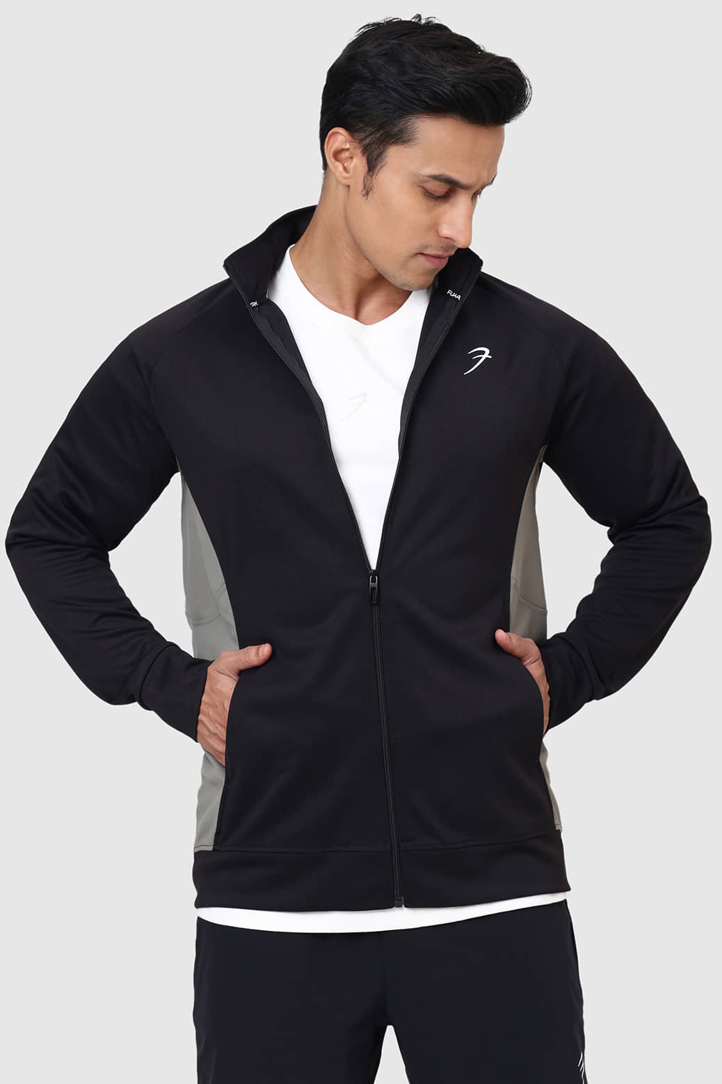 Fuaark Black Polyester Men's Gym Jacket ( Pack of 1 )