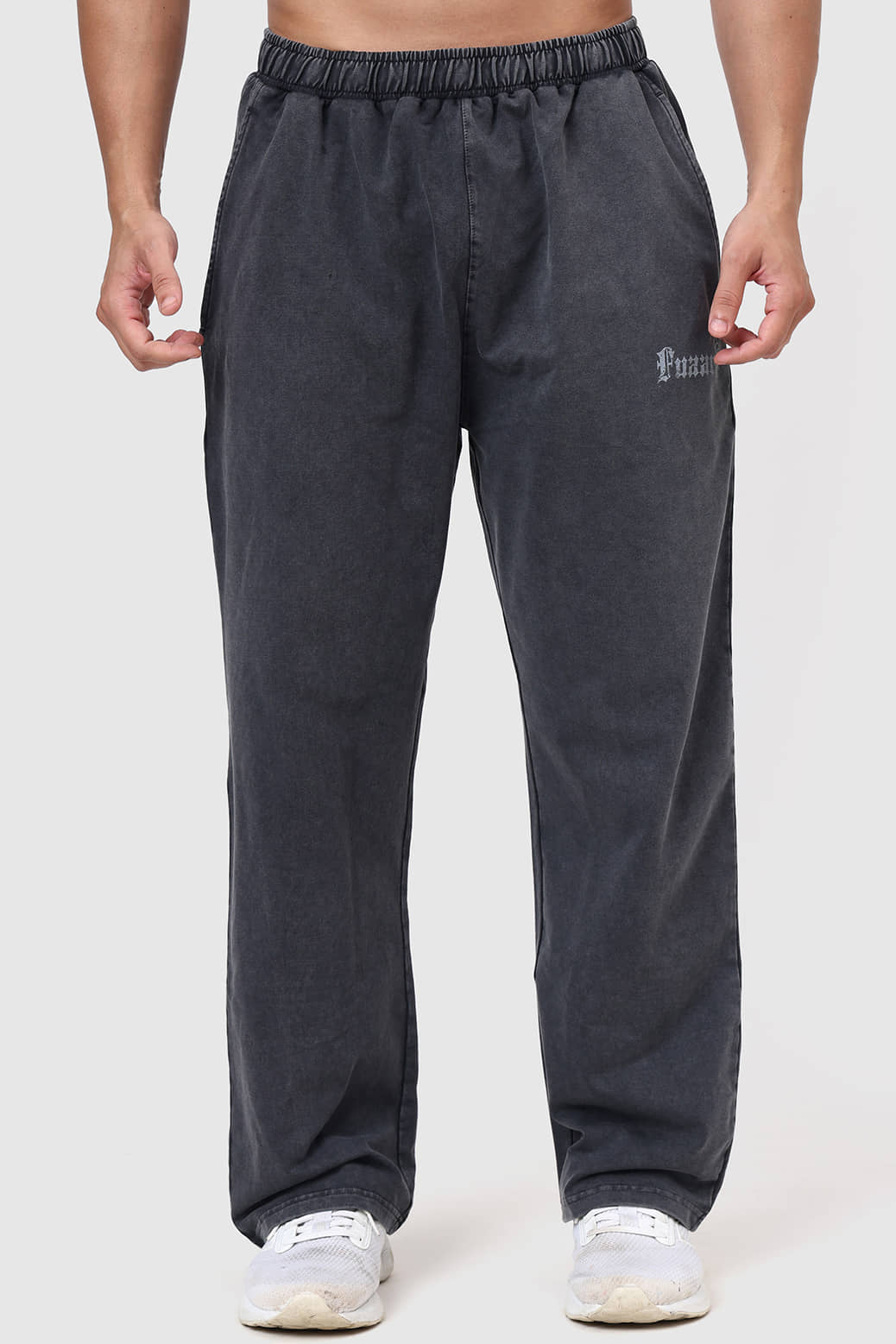 Fuaark Dark Grey Cotton Men's Sports Trackpants ( Pack of 1 ) - Track Pants | Buy online on ZillyBuy