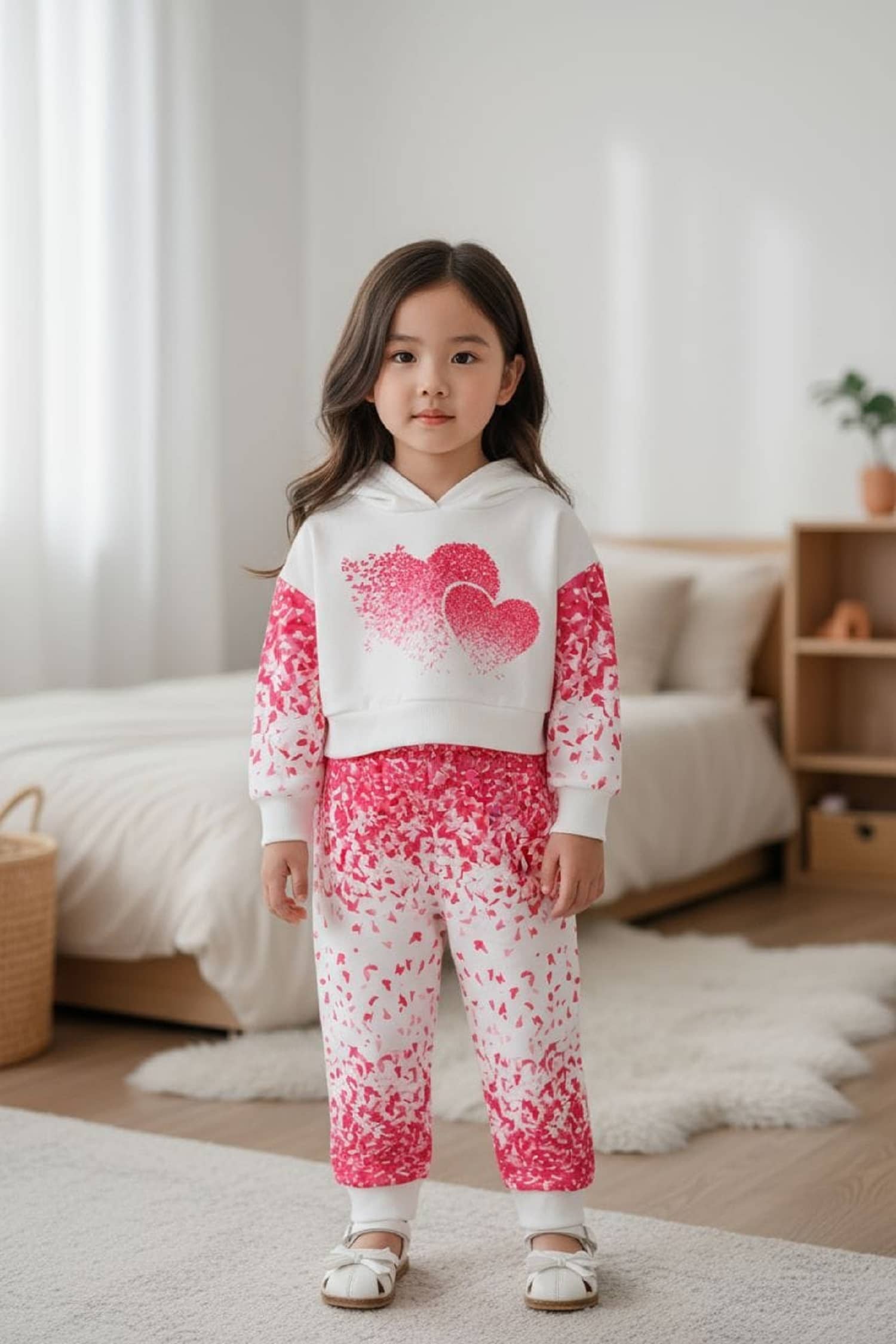 Mullick the designer Pack of 1 Baby Girls Cotton T-shirt & Pants ( White )