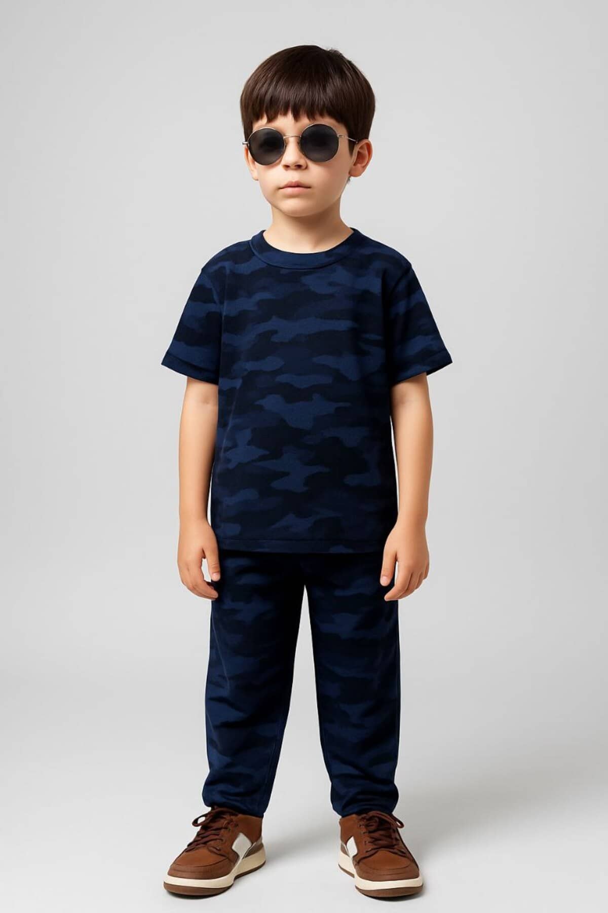 bluecorp enterprise Pack of 1 Boys Cotton Blend Nightsuit Set ( Blue ) - Nightwear & Loungewear | Buy online on ZillyBuy