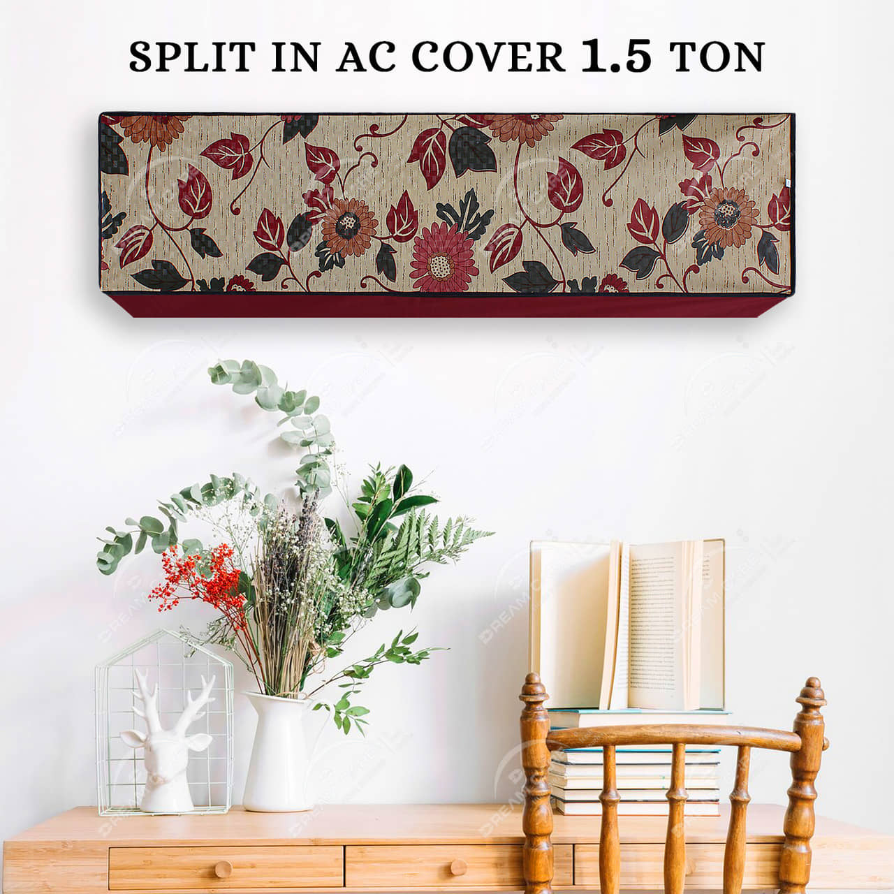 CreadCraft Single Polyester Blend Multi AC Cover for 1.5 Ton Split AC