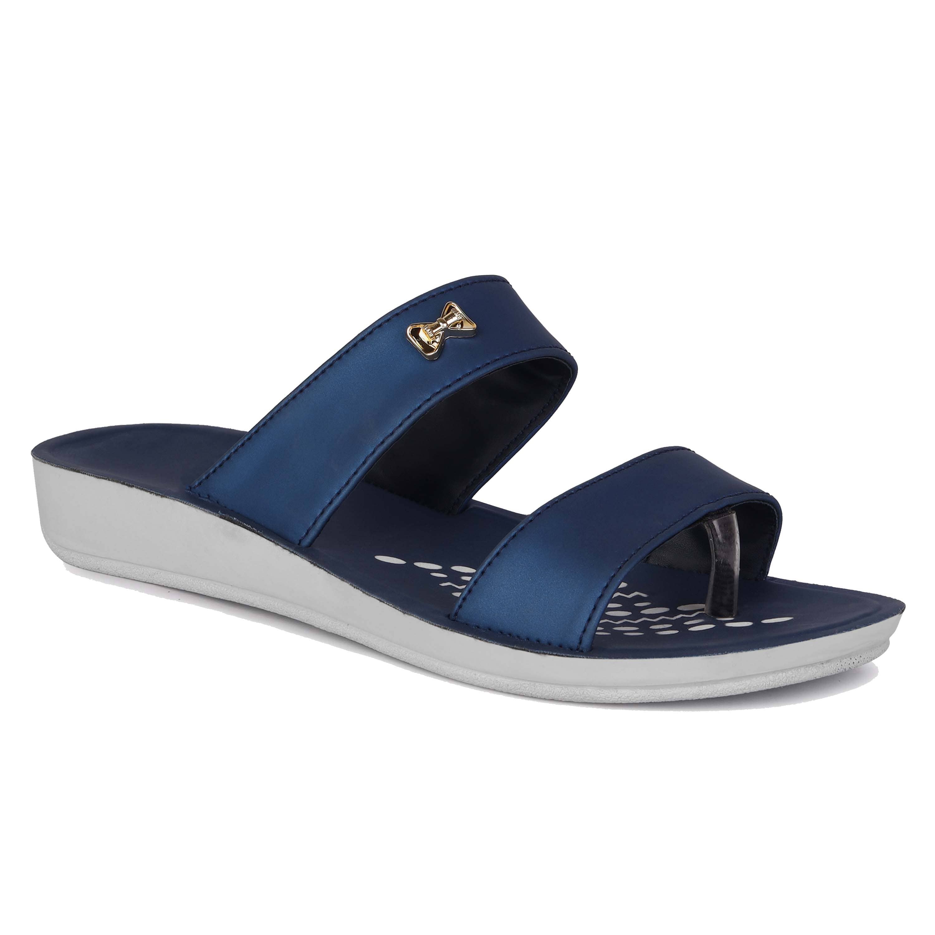 PENNEN Blue Women's Floater Sandals