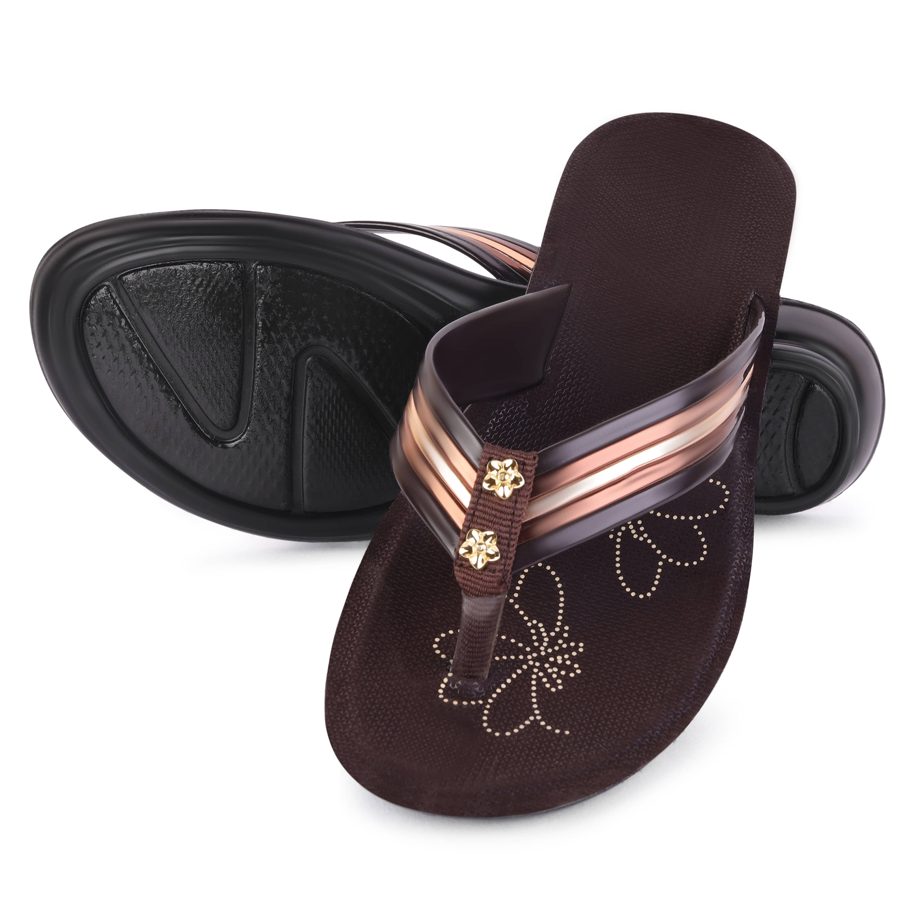 PENNEN Brown Women's Slipper