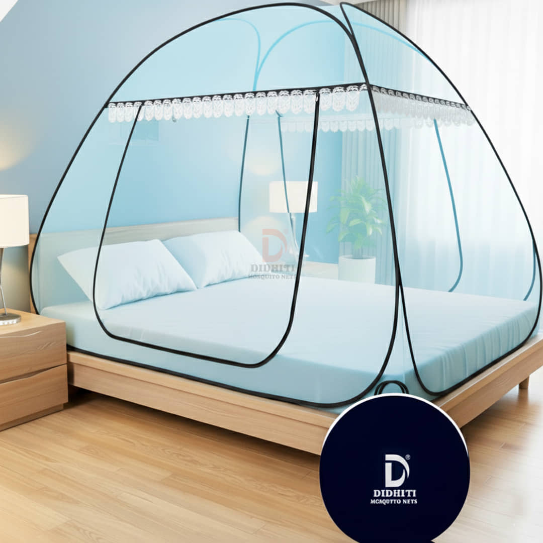 didhiti - White Polycotton Foldable Mosquito Net ( Pack of 1 )