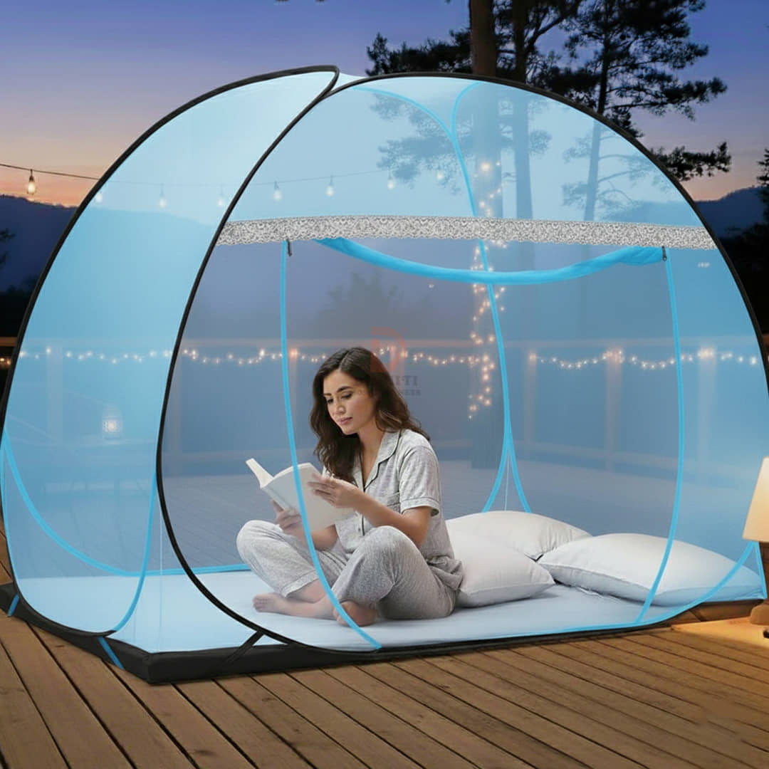 didhiti - Yellow Polycotton Foldable Mosquito Net ( Pack of 1 )