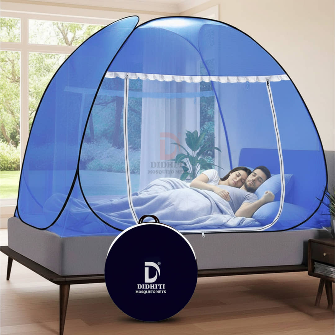 didhiti - Purple Polycotton Foldable Mosquito Net ( Pack of 1 )