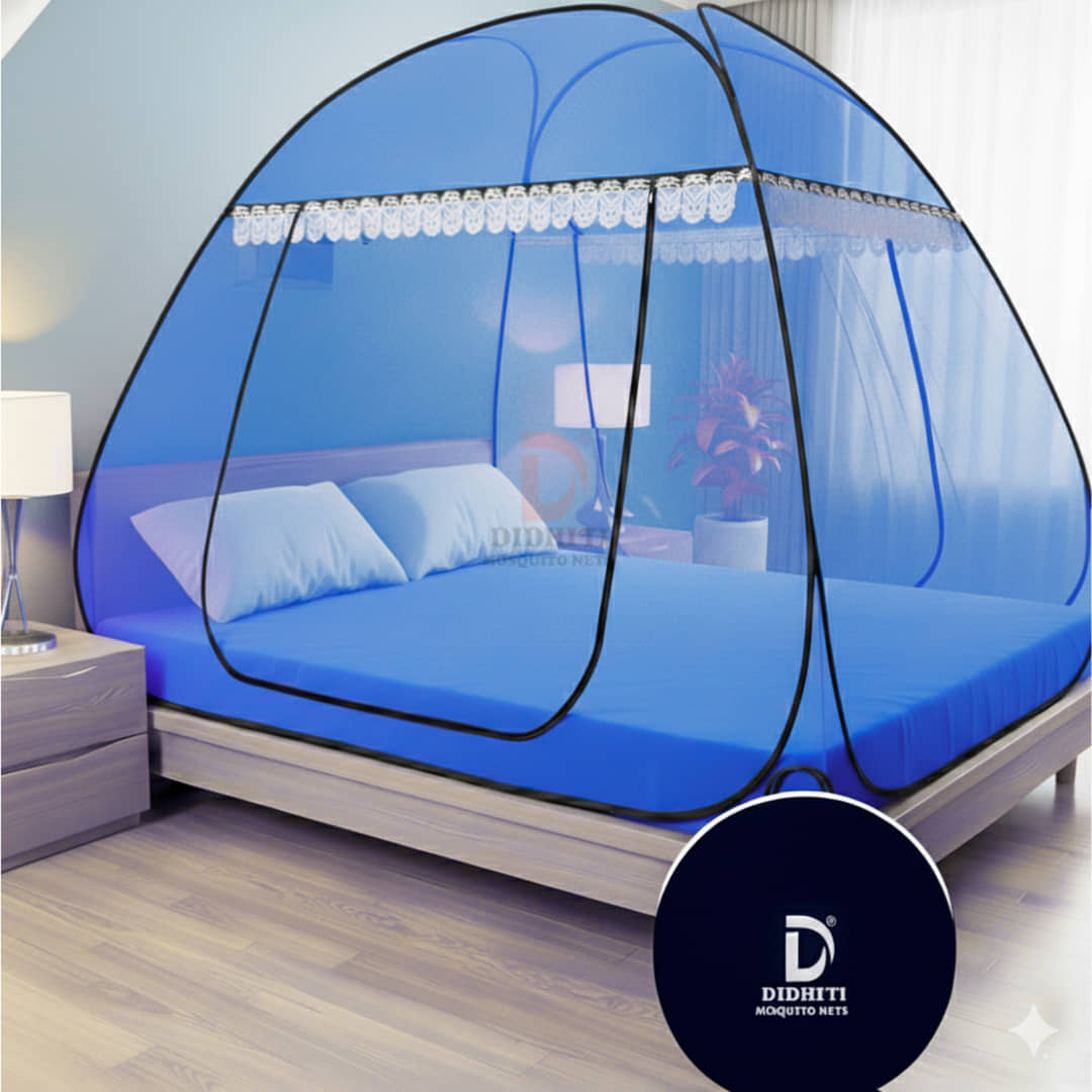 didhiti - White Polycotton Foldable Mosquito Net ( Pack of 1 )