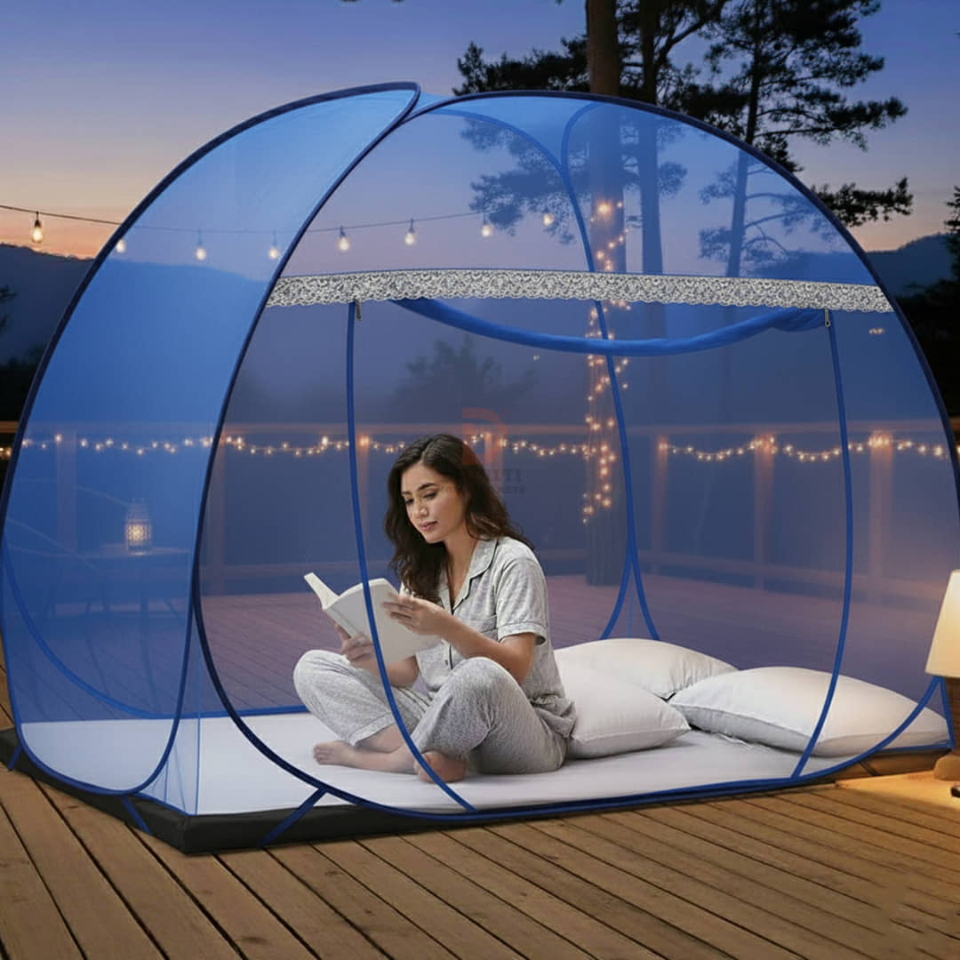 didhiti - Yellow Polycotton Foldable Mosquito Net ( Pack of 1 )