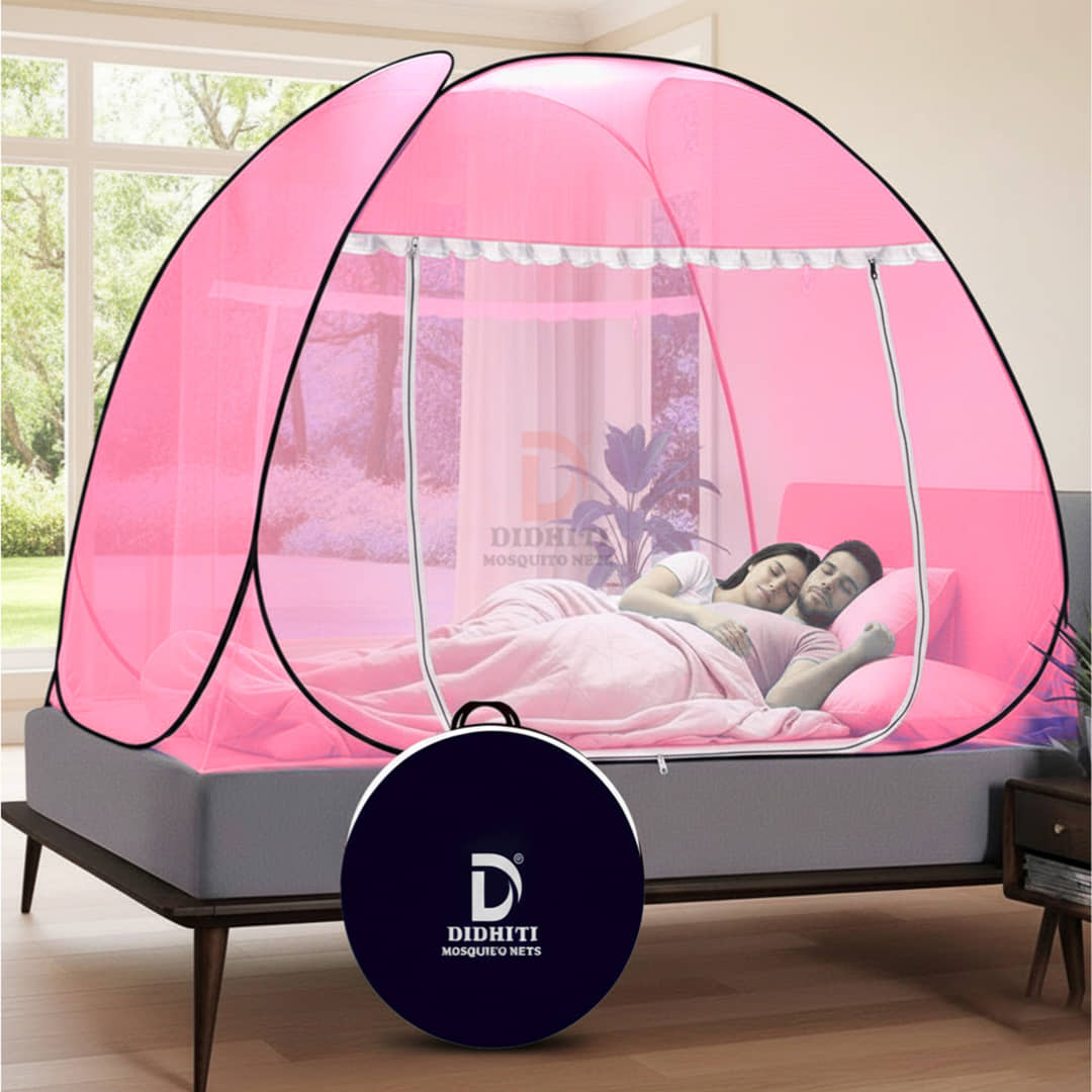 didhiti - Purple Polycotton Foldable Mosquito Net ( Pack of 1 )