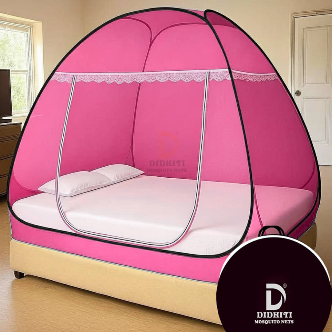 didhiti - Dark Blue Polycotton Foldable Mosquito Net ( Pack of 1 )