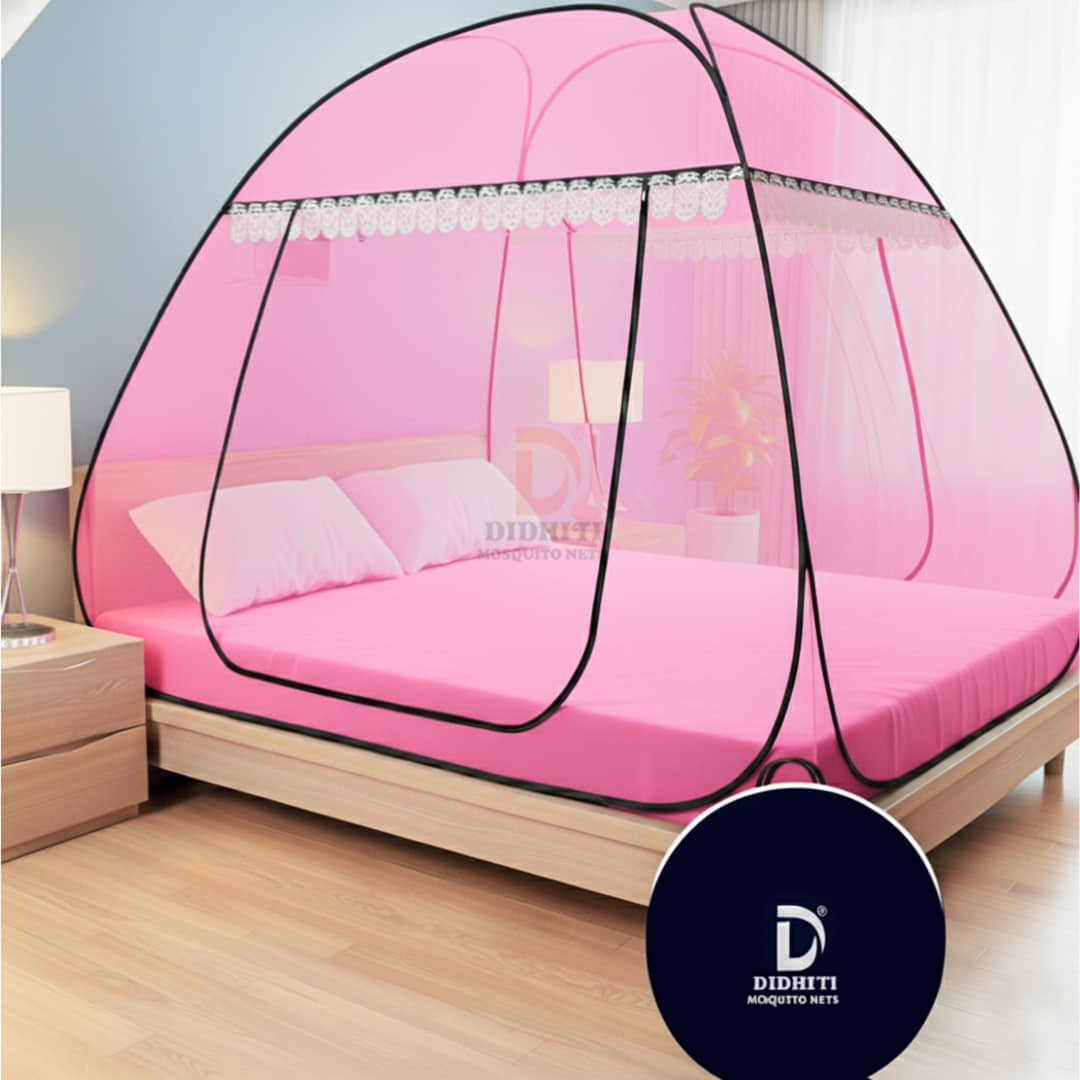 didhiti - White Polycotton Foldable Mosquito Net ( Pack of 1 )
