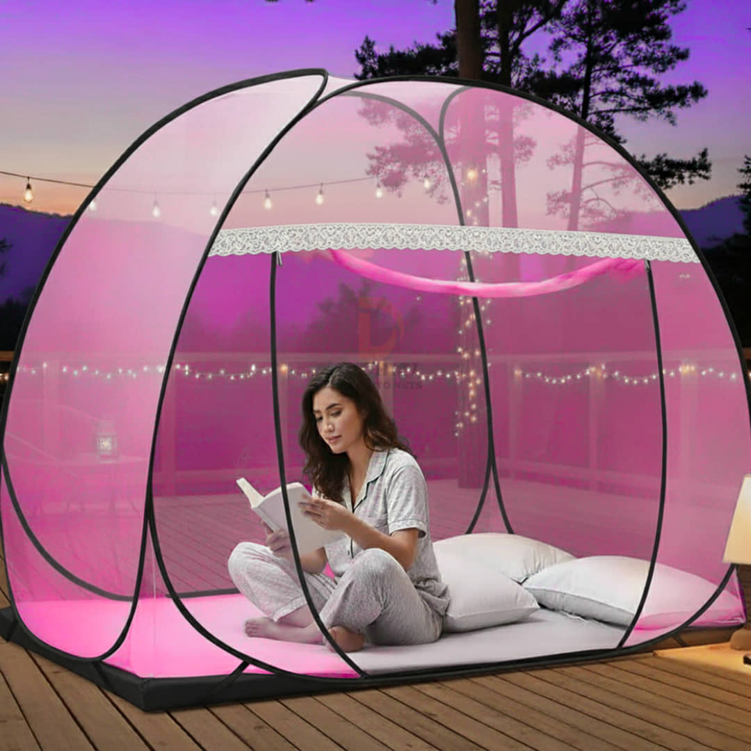 didhiti - Yellow Polycotton Foldable Mosquito Net ( Pack of 1 )