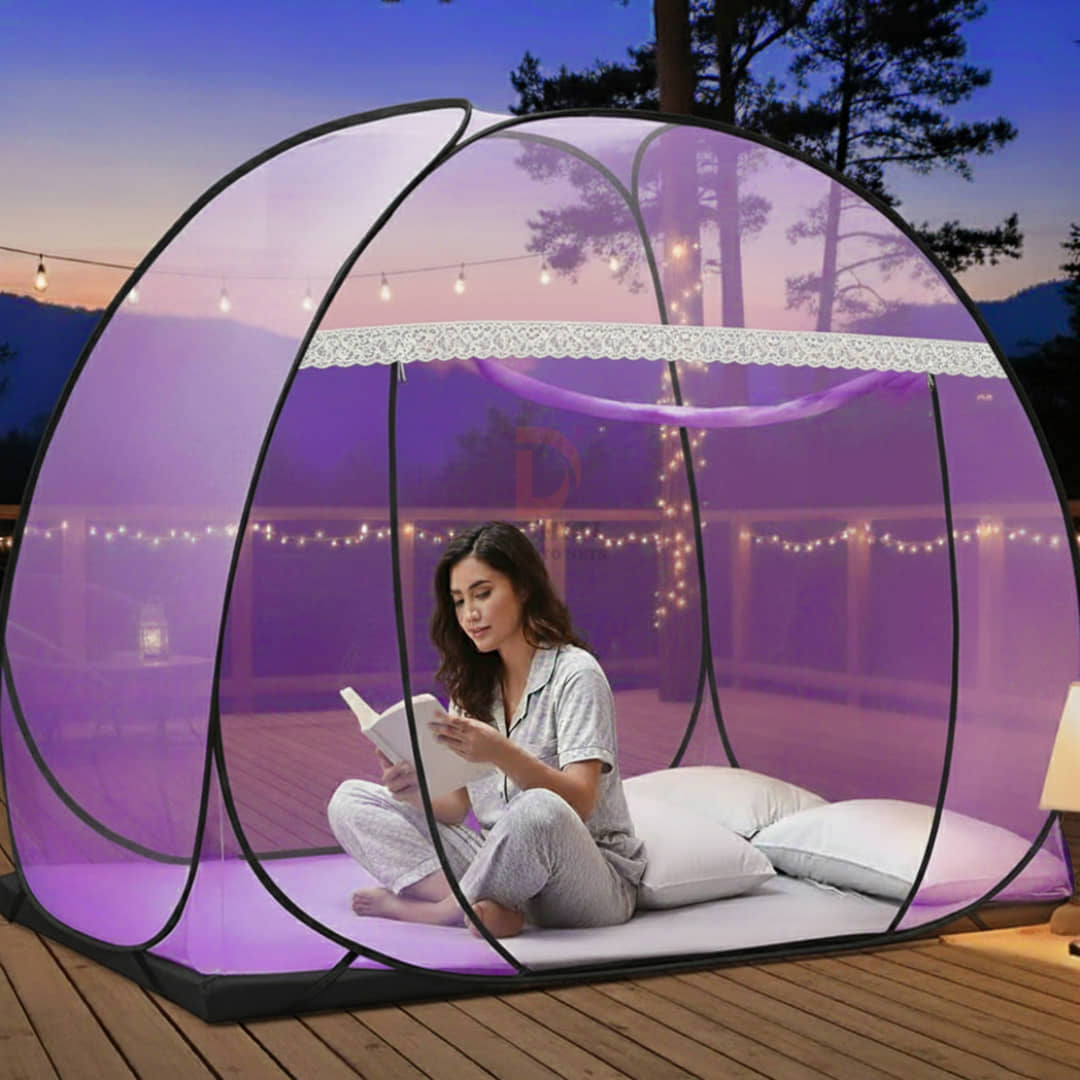 didhiti - Yellow Polycotton Foldable Mosquito Net ( Pack of 1 )