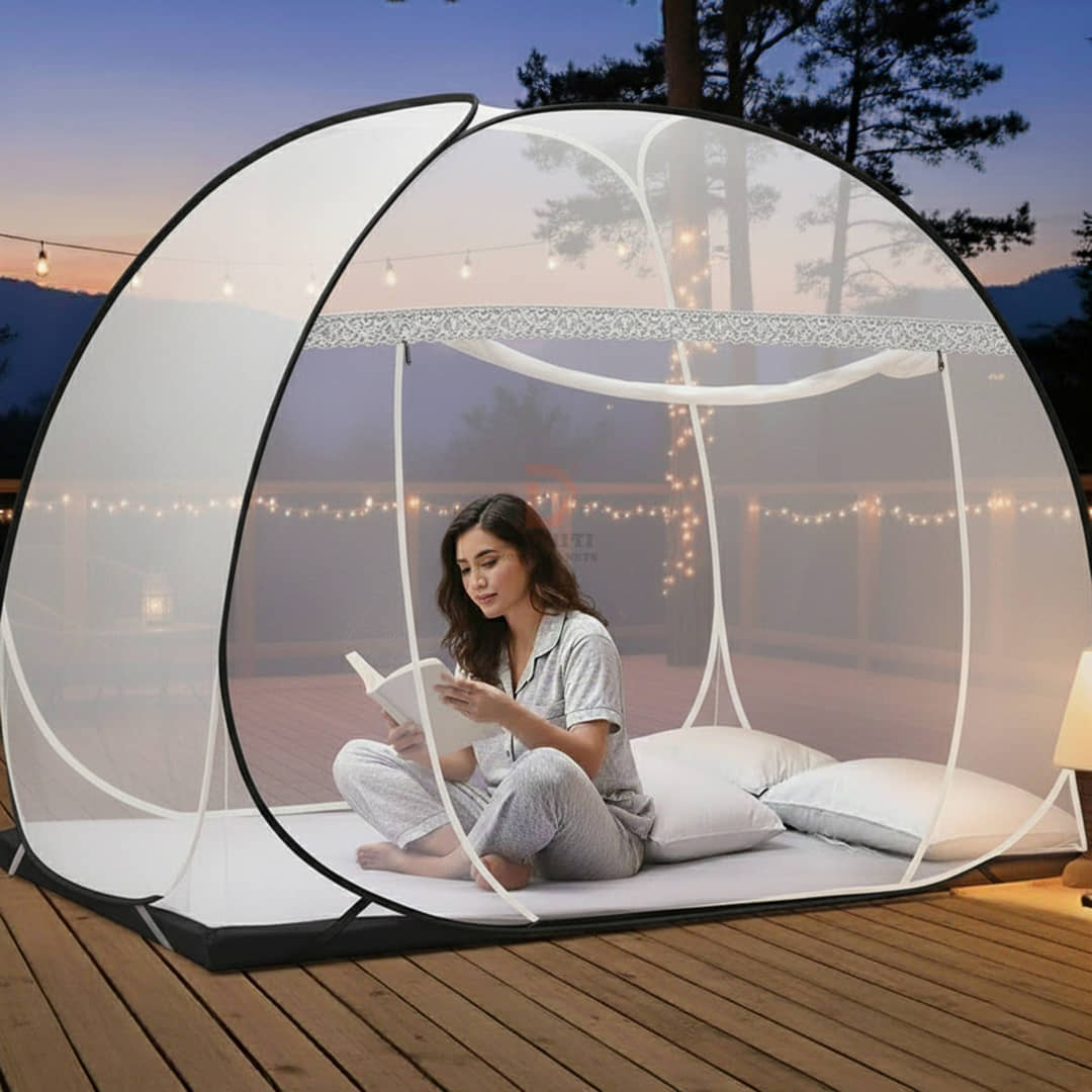 didhiti - Yellow Polycotton Foldable Mosquito Net ( Pack of 1 )