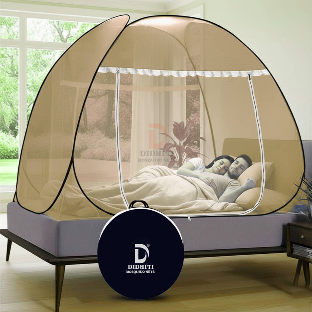 didhiti - Purple Polycotton Foldable Mosquito Net ( Pack of 1 )