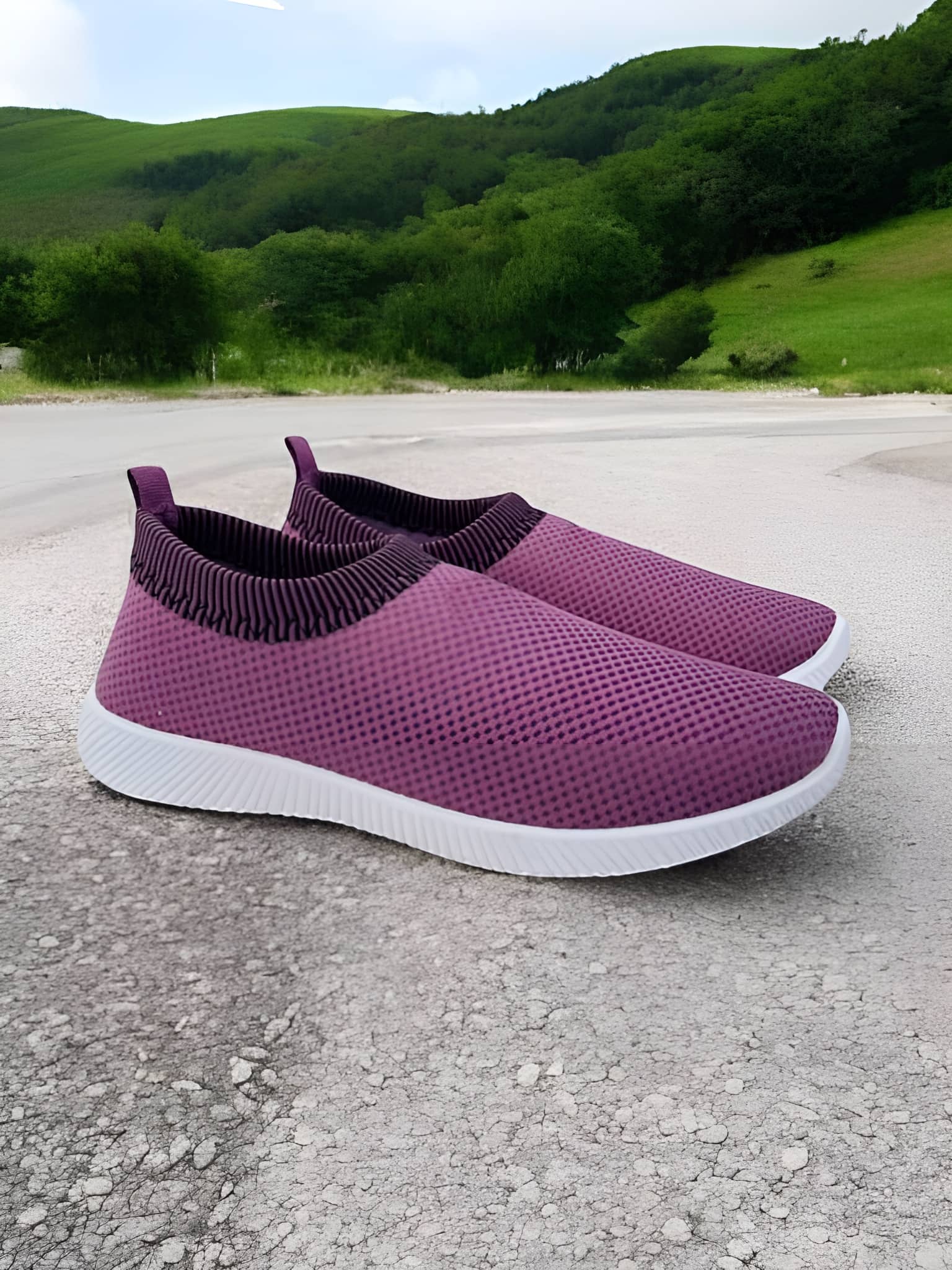 Fabbmate Purple Women's Sneakers - Casual Shoes | Buy online on ZillyBuy