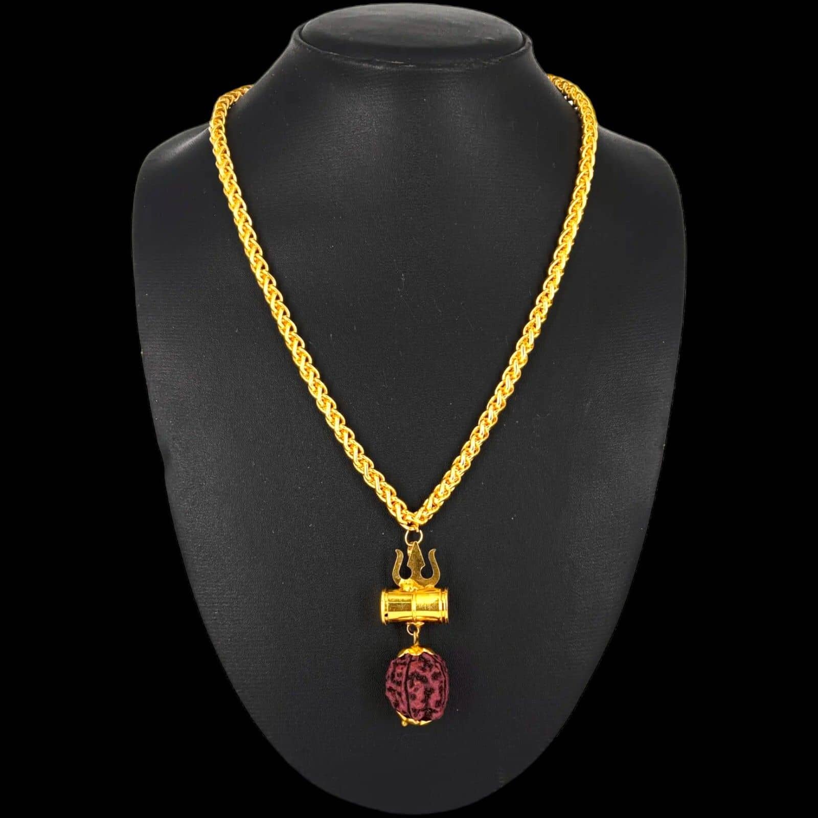 Charms Gold Religious Pendant With Chain ( Pack of 1 ) - Jewellery Sets | Buy online on ZillyBuy