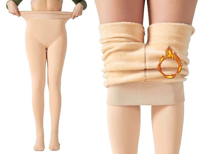 Creature Pack of 1 Women's Fleece Full length Stockings ( Beige ) - Socks | Buy online on ZillyBuy