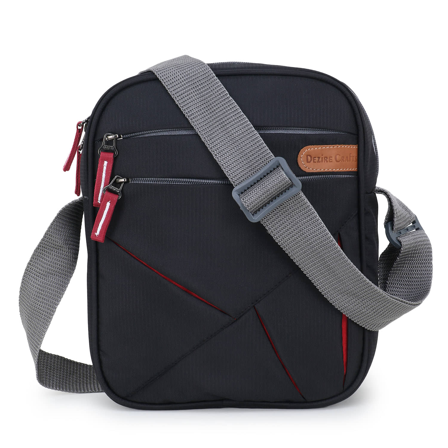 Dezire Crafts Black Solid Messenger Bag - Handbags | Buy online on ZillyBuy